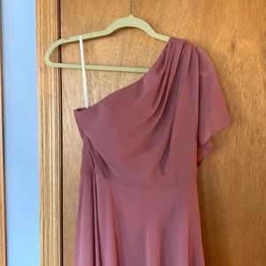 Dusty rose bridesmaid dress